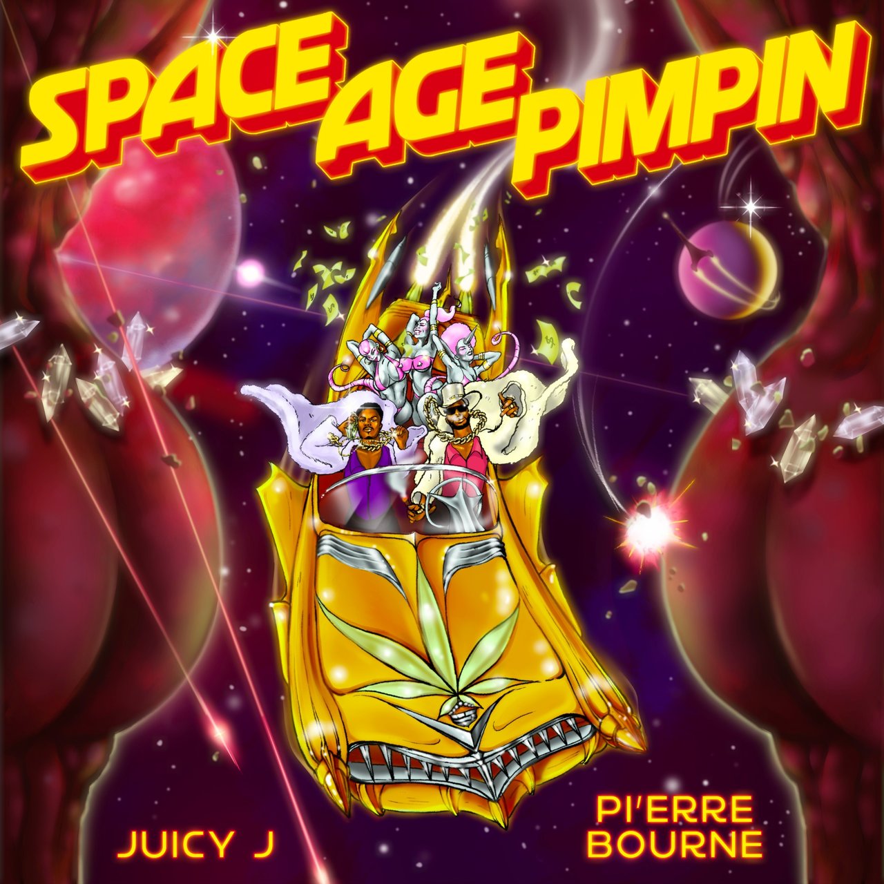 Juicy J & Pi’erre Bourne – ‘Space Age Pimpin’ (Stream)